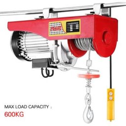 Aqrau - Treuil Palan électrique 1050W, avec Télécommande Câble Palan Poulie de levage, Charge