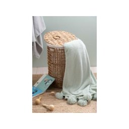 Set De 2 Panier + Couvercle Cire Jacynthe D'Eau Naturel - l 42 x l 42 x h 55 cm - Naturel