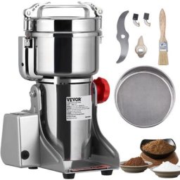 Vevor - Moulin a Grain Electrique Broyeur a Epices Cereales Cafe 1000 g Ultra-Fin