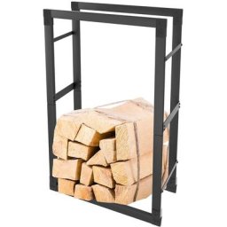 Porte Bûche Intérieur Étagère à Bois de Chauffage pour Intérieur Extérieur 100x150x25cm Etagère de