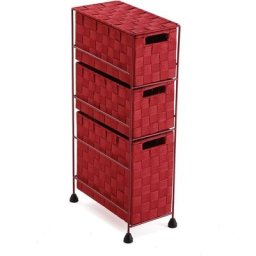 Versa - Mannheim Meuble pour la salle de bain, 57x28x15,5cm - Rouge