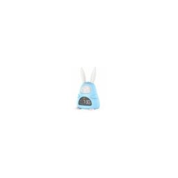 Réveil Enfant Educatif sans Fil Lapin Veilleuse 5 Couleurs Pédagogique Luminosité Réglable Lumière