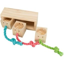 Jeux cube snack pour oiseaux et rongeurs. Trixie Beige