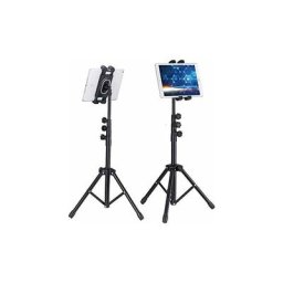 Unho - Trépied Tablette Smartphone 137cm Support Tablette Télescopique iPad Pro Multi-Rotation