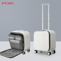 Mixi – valise à roulettes 18 pouces pour femmes et hommes nouveau Design breveté cadre en