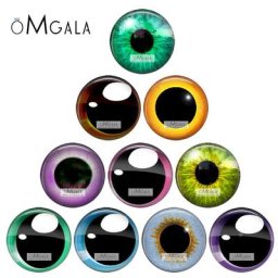 Cabochon rond Dragon œil de chat pour la fabrication de bracelets et de colliers pour femmes