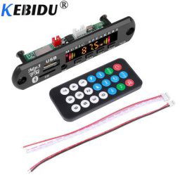 Kebidu-Carte décodeur oversans fil Bluetooth 9V-12V WMA Tech sans perte USB AUX TF radio pour