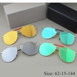 Lunettes de soleil pilote rétro vintage pour hommes et femmes style carré simple monture en