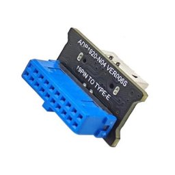 Carte mère verticale usb-a type-e pour ordinateur prise de panneau avant vers USB 3.1 20 broches