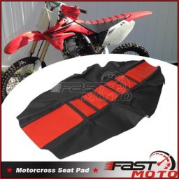 Juste de siège coordonnante rouge pour Honda CRF CR Poly 68 85 125 250 450 Gripper
