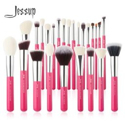 Jessup – ensemble de pinceaux de maquillage professionnels 6-25 pièces fond de teint