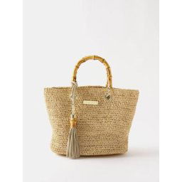 Heidi Klein Sac panier en raphia Savannah Bay mini