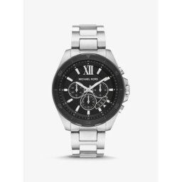 Michael Kors Montre Brecken argentée surdimensionnée