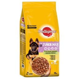 15kg Junior Maxi poulet, riz Pedigree Croquettes pour chiot : 15 % de remise !