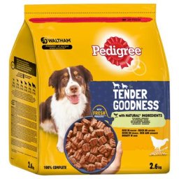 2,6 kg Tender Goodness volaille Pedigree Croquettes pour chien : 15 % de remise !