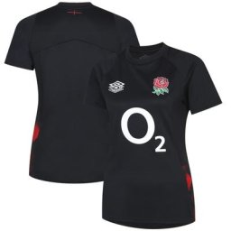 T-shirt Entraînement England Rugby Gym - Noir - Femme
