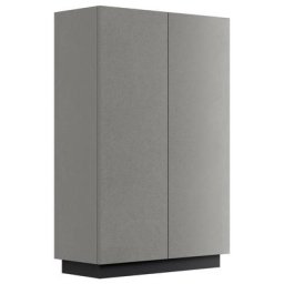 Meuble à chaussures Alius-M 2 portes 18 paires Cendre