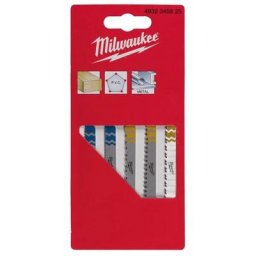 Milwaukee - Set de 5 lames de scie sauteuse bois et métal 4932345825