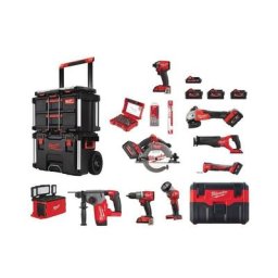 Pack 10 outils m18 18 v + accessoires + trolley Milwaukee Milwaukee
