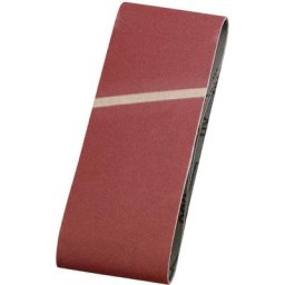 Set de 3 bandes abrasives 100x560 mm grain 100 pour ponceuse a' bande Einhell - KWB