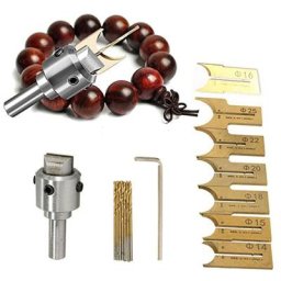 Fraise Dureté Perle Travail Du Bois Perle Maker Foret Ensemble Routeur Bit Set Petit Portable