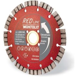 Disque de diamant 160 mm pour BŽëTON granit porphyre pierre dure Montolit lasermont LBH160