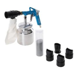 Kit de sablage avec systeme de recuperation d'abrasif - 6 pièces