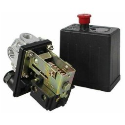 Tumalagia - Vanne de commande de pressostat de compresseur d'air robuste 240V 175psi - Noir