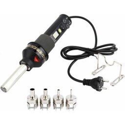 Pistolet à air chaud à chaleur électronique réglable lcd 220V 450W Station de soudage à dessouder