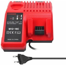Chargeur de batterie Li-ion M12-18C pour batterie au Lithium Milwaukee 12 v 14.4 v 18 v C1418C