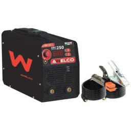 Awelco - Poste à souder inverter arc 250 + Accessoires Soudage mma 15-200A Baguettes 1.6 à 5 mm