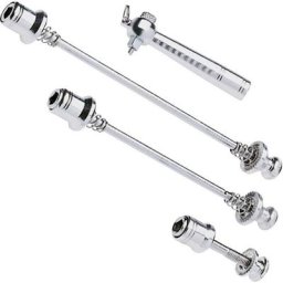 N.a. - 291 041 01 Jeu daxes à serrage rapide pour vélo chrome - chrome