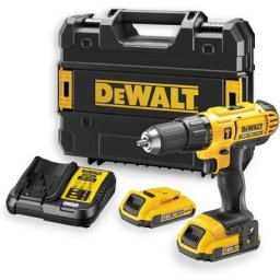 Dewalt - DCD776D2T Perceuse à Percussion Visseuse 18V 2.0Ah Li-Ion 2 Accus Coffret tstak