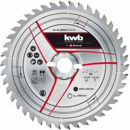 Lame de scie tct fine pour scies à onglet et tables de sciage - 250 mm - 42 dents - Kwb By Einhell