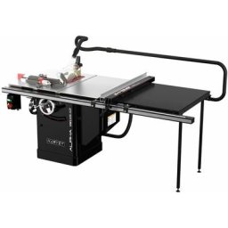 Mw-tech Harvey - Scie circulaire sur table d'atelier diam. 250mm 4kw 400V butée 91cm TZ4T36