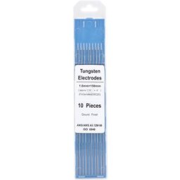 10pcs WC20 électrode de tungstène au cérium Pointe grise pour machine à souder dc tig (1.6×150mm)