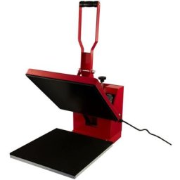 Presse à Chaud PixMax 38 x38 cm Rouge Impression par Transfert - Sublimation - Ecran Tactile LED