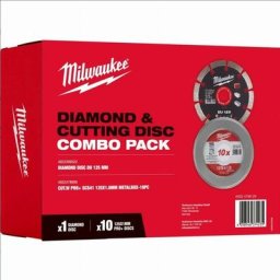 Promo Disques diamant DU125 + 10 Disques pro+ Ø125 métal Milwaukee 4932479629