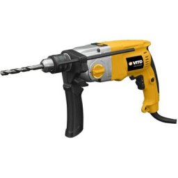 Vito Pro-power - Perceuse à percussion 1050W vitopower mandrin 13mm corps acier bi-fonctions
