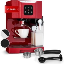 Klarstein - Cafetiere avec Mousseur de Lait, Cafetières, Machines à Café et Machines à expresso 20
