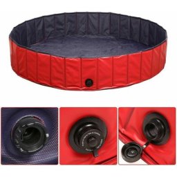 Piscine Grand pour Chien Pliable Piscine Baignoire Bassin de Baignade Bain pour Chien/Chat Animal