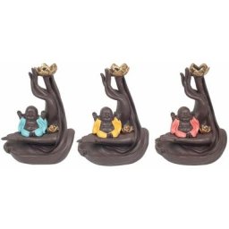 Figure de figurines de Bouddha Support dans Ineenso Bouddha 3U Multicolor Buddhs 8x11x14cm 22578