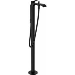 Hansgrohe - Vivenis - Mitigeur de baignoire au sol, avec accessoires, noir mat 75445670