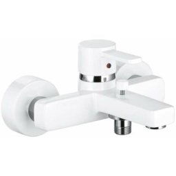 Zenta - Mitigeur de baignoire, blanc/ chrome 386709175 - Kludi