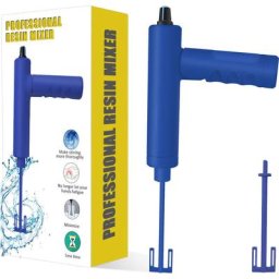 Mélangeur époxy électrique, mélangeur époxy à arbre en métal, charge usb à économie de