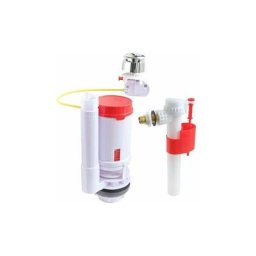 Mécanisme Complet Wc - Mécanisme Universel à Câble Pour Vidage Double Chasse/Robinet Flotteur