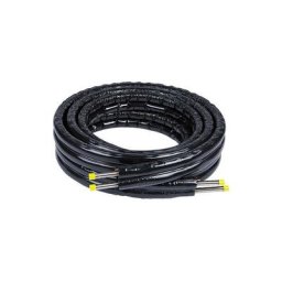 Flexible solaire 2en2 inox dn 12, couronne 10 m avec isolation et cable sonde