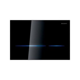 Geberit - commande de wc plaque de poussée électronique sigma 80 ir touch free 230 24.6x16.4cm pour