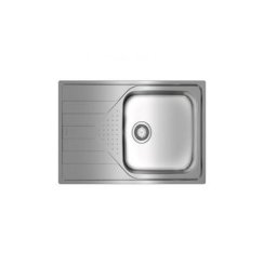 Evier universe 50 t-xp 1C 1E max rev Inox 1 Cuve Et 1 Egouttoir 175mm Meuble 50 Sans Trou