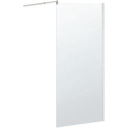 Paroi de Douche Italienne de Type Walk In en Verre Trempé Transparent 80 x 190 cm Idéale pour Salle
